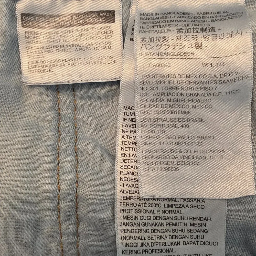 Men's Levi's 500 Relaxed Fit Straight leg denim jeans, size 42